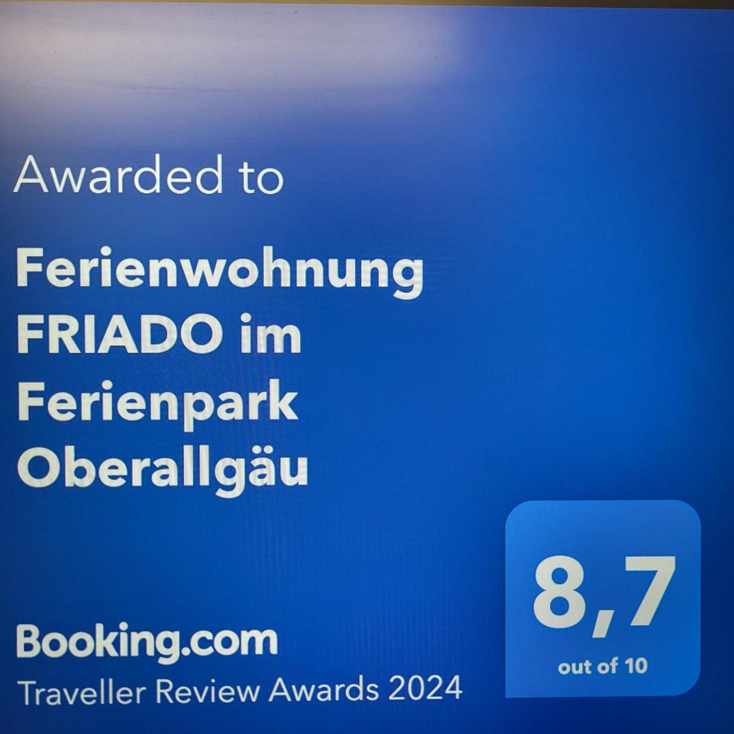 Fewo Friado Im Ferienpark Oa - Ohne Zusatzkosten Nach Anreise - Mit Hallenbad, W-Lan, Pkw-Garage, Kurtaxe Mit Allgaeu-Walser-Pass, Bett- Und Handtuch-Waesche Sowie End-Reinigung Missen-Wilhams Exterior photo